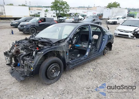 2020 Honda Civic Ex-L z USA, uszkodzony, nr VIN 19XFC1F71LE206984